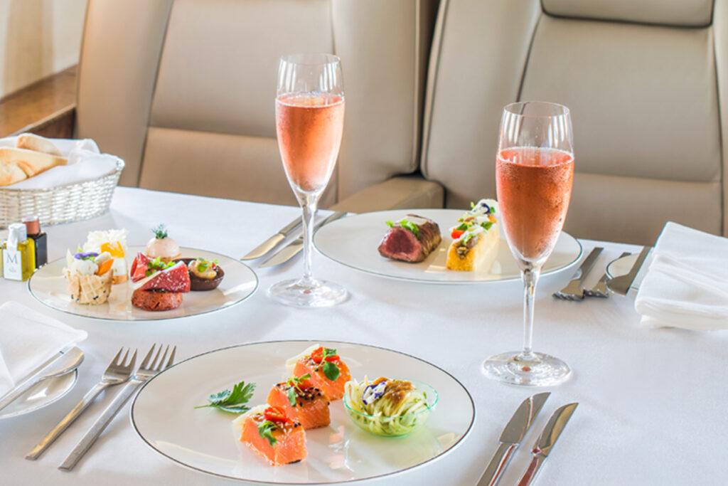 VIP flight catering