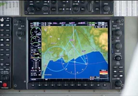 Real time flight planning cockpit system